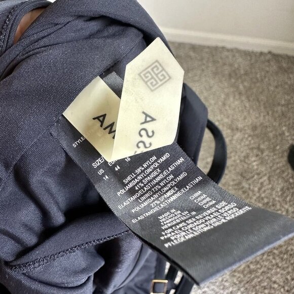 Amoressa Never Say Never Vesper One Piece Swimwear Size 14 Brown Leopard Strappy - Picture 9 of 10